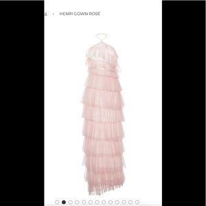 THE BAR Henri rose gown